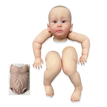 24 inčni već obojene lutke setovi Реборн Hulexy Vrlo realan sa mnoštvom detalja vene 3D kože oko očiju dude i tijela u paketu