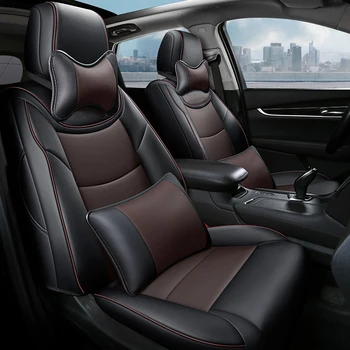 Custom Sjedalo za auto Sjedala, izrađene od automobilske kože, za Cadillac XT5, автотовары, pozornost na sjedala, auto oprema, naljepnica za auto