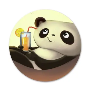 Slatka Panda Ikonu Broš Pin Pribor Za Odjeću Ruksak Nakit poklon