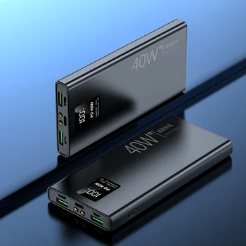 PD40W Super Brzo Punjenje Power Bank 20000 mah Punjač Digitalni Zaslon Vanjski Baterija Bljeskalicu za iPhone Xiaomi QC3.0