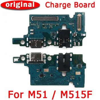 Originalni Okrugli Priključak za Samsung Galaxy M51 M515F USB Punjenje je Naknada PCB priključne Stanice Fleksibilan Kabel Zamjena Rezervnih Dijelova