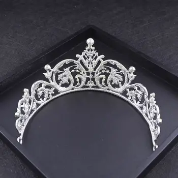 Kraljica Maturalne Crown Raskošnom Ideju Nakit Pribor Europski Stil Mladenke za Vjenčanje pokrivala za Glavu Princeze Za Žene HG0026