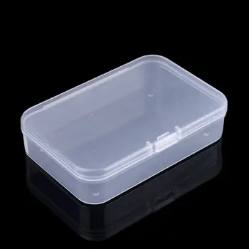 2 komada Plastična Prozirna Kutija Za Pohranu Zbirke Kontejner Torbica Vrhovima Noktiju Nakit
