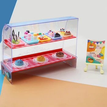 1:18 i Mini-simulacija Mini-Stalak za tortu, Set za Ukrašavanje trgovine Slastica, Kućica za lutke, Igre Dječji Dom, Igračke