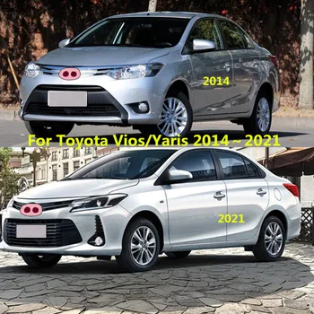 Za Toyota Vios/Yaris ~ 2021 Karbonskih vlakana retrovizor s bočne strane, Vizir, Maska, Maska, Zaštita Za obrve, Pribor od kiše/Sunca