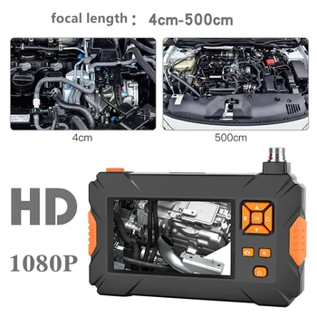 HD1080P 4,3 Inča, 8 mm Zaslon Industrijski Endoskop Skladište Auto Monitor Endoskop za Automobile Fleksibilan Endoscopio Видеоскоп