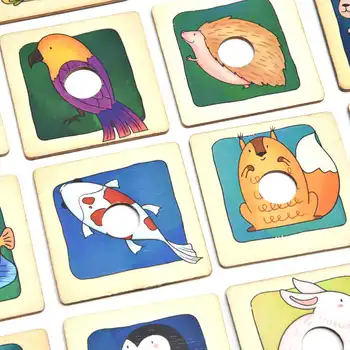 Životinje Puzzle Drvene Igračke Crtani Životinje Prepoznaju Puzzle Igra Edukativne Razvija Igračka za Bebe Pokloni