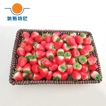 100pc 2,5 cm mini-veličina umjetni Plastični Lažni Voće promašaj-jagode voće i umjetni plastični lažna imitacija jagode