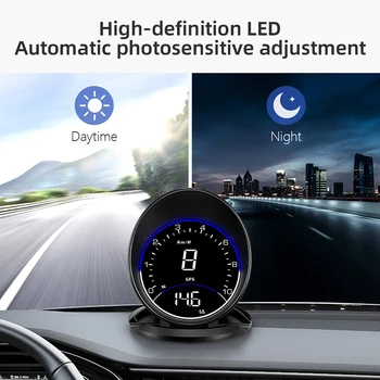 Mayitr 1 kom. Glavnom Display LED Automatski Brzinomjer Intelektualni Digitalna Budilica Podsjetnik GPS Auto Oprema Za Sva Vozila