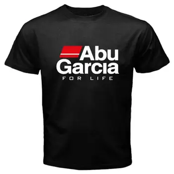 Nova Muška Crna majica sa logom ABU GARCIA FOR LIFE Ribolov Bubnjeva, Veličina od S do 3XL