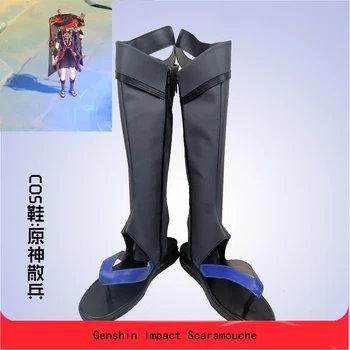 Vruće Anime Genshin Impact Scaramouche Cosplay Inovativne Sabo Čizme Ženske/Muške Cipele Za Lik Cipele Duljina Stopala 220-270