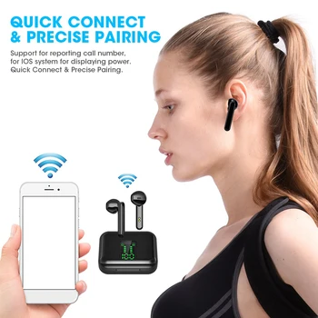 Za Doogee X97 Pro V11 5G S89 Pro S61 Pro Slušalice Handfree osjetljiv na Dodir za Upravljanje Bežične Slušalice
