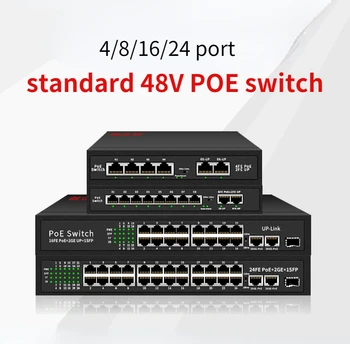 POE switch je prekidač SFP Ethernet IP-kamere/Bežične pristupne točke/kamere za nadzor AI Smart Switch